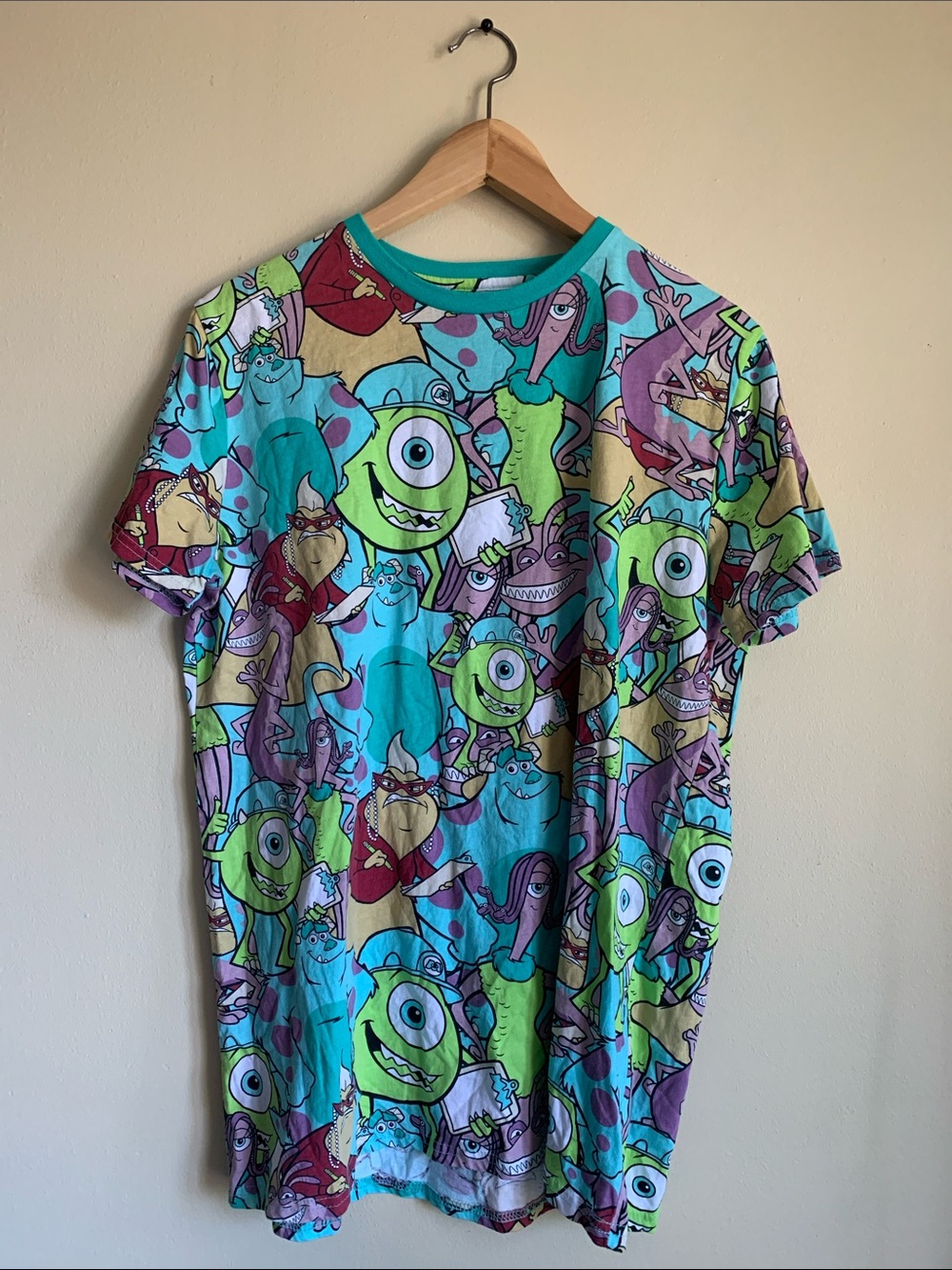 Cakeworthy Monsters, Inc. All-Over Print men size large